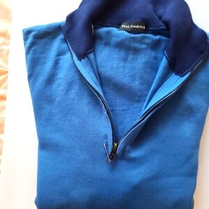 Men's Zip Mock Neck Sweater